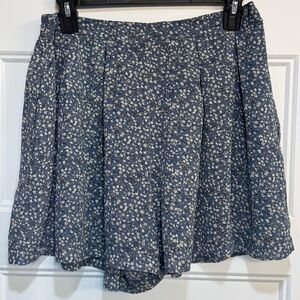 Wishlist Blue Floral Dress Shorts